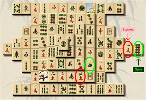 mahjong not blocked.